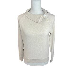 J.crew tan Cowl Neck Sweater neutral casual preppy quiet luxury scandi girl